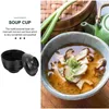 ディナーウェアセット味oスープカップキッチンサプライ蓋付き日本のボウル脂肪調味料供給模倣セラミック食器メラミン