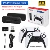 Consoles de jeux vidéo P5PRO, 64 go, 30000, 128 go, 40000 jeux, HDTV, 3D, deux manettes de jeu pour PS1/PPSPP/MAME Arcade GameStick, nouveau