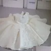 Girls Dresses Baptism White Ceremony Dress Girl Beading 1St Birthday Baby Elegant Princess Party Christening Vestidos Drop Delivery Ki Otclw