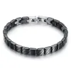 Braccialetti Nuovo personalità della moda ceramica Bracciale in bianco e nero uomini e donne bracciale magnetico allmatch