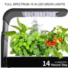 Kweeklichten 3 pods luie persoon groentetroopdoos intelligente soilless hydroponic plantmachine thuiskantoor decoratie met plantenlamp