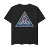 Designer rhude T shirt mens Rhude American High Street Loose Teen Couple Round Neck Pullover Casual Commuting Instagram Short Sleeves 4ZHD