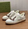 zomer beroemd merk Mac80 sneakers schoenen in elkaar grijpende g borduurwerkjurk rubber zool paar trainers paar skateboard walking EU46-44, originele zomer