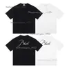 Hot Men's Shirts Ss Rhude High Quality T Shirt Mens Spring Autumn Letter Print Short Sleeve Us Size M Xxl Unisex