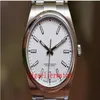 Factory Supplier Top quality Luxury Wristwatches Sapphire Perpetual 39mm No Date Domed white Dial 114300 Automatic Mechanical Mens225N