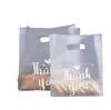 wholesale Merci sac cadeau en plastique sac de stockage de pain avec poignée fête de mariage sacs d'emballage de gâteau de bonbons en plastique