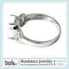 Anneaux Beadsnice ID27345 élégant pour toujours nouveau design paramètres de bague semi-montée de bague en argent sterling bricolage réglage pour bague de fiançailles