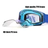 نظارة شمسية النظارات الشمسية Motorcross Glasis مقاومة للرياح Antifog Mx Goggles Cross Gross Off Road Goggles Motorcycle Goggles Moto Moto Skiing