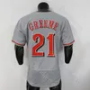 Camisa de beisebol personalizada Johnny Bench Pete Rose Larkin Stuart Fairchild Jake Fraley Rece Hinds Bubba Thompson Jeimer Candelario Fernando Cruz Martinez Harrison