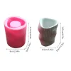 Equipamentos R3MC Vaso de Flores Molde de Silicone Diy Suculentas Concreto Vaso de Flores Gesso Molde de Cimento