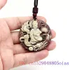 Wisiorki jadeile guanyin wisiorek amulet projektant akcesoria rzeźbione luksusowe zawieszki biżuteria Naszyjnik Naszynka Talizmany szlachetne kamienie szlachetne