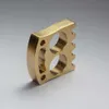 Brass Tactical Outdoor EDC Fist Buckle All Copper Tiger Finger CNC Solid Window Breaking Tool 274326