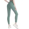 LL Yoga Lu Align Leggings Womens Shorts Cropped Outfits Lady Sports Ladies Exercise Fiess Wear Girls Running Legging Gym Slim Fit Pants