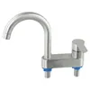 Bathroom Sink Faucets Durable And Practical 304 Stainless Steel Basin Faucet Wear Resistant Cold Mixer Tap With Single Handle For Durability