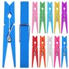 Frames 100 Pcs Wooden Clip Clothes Pins Heavy-duty Daily Use Colored Clothespins For Craft Decoration Clips