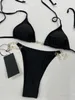 Designer Womens Swimwear Sexy Thong Swimsuit Designer Bikini Set Wimwear Mulheres Natação Beachwear Split Twopieces Especialmente Simples Corte Swimwear Maiôs B