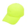 Casquettes de baseball réglables en coton pour protection solaire Hip Hop solide et brillant