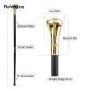 Oremasons Golden Freemason Eyes Totem Relief Relief Walking Cane Fashion Stick Gentleman Knob Knob Walking Stick 93cm