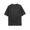 Men's T-Shirts Street Clothing Harajuku Wash T-shirt Hip Hop Japanese Anime Graphic T-shirt 2022 Mens Cotton T-shirt Summer Short sleeved Top T-shirt J240221
