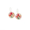 Dangle Earrings Immortal Flower Light Weight Abs/resin Resin Jewelry And Accessories Brilliant Color Flowers
