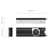 Boxs R58A M.2 Solid-State-Festplatte, doppelseitiger Kühler, thermischer Kühlkörper, SSD 2280 NVME, Kühlung, Wärmeableitung