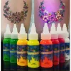 Kits 8 Farben Fluoreszenz Tattoo Tinte für Körperkunst Helle Mode Party Lila Licht Bestrahlung Pigment Farbe Tattoo Tinte Liefert