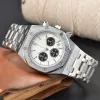 A P Famous Herren-Armbanduhren mit allen Zifferblättern, klassische Designer-Armbanduhren, luxuriöse Mode-Kristall-Diamant-Herrenuhren, großes Zifferblatt, Quarzuhr, Stoppuhr