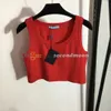 女性セクシーなクロップトップティーニットタンクトップ通気性ベストTシャツサマーデザイナースポーツトップクロップトップ