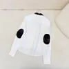 Patchwork Women Shirts Blouse Luxury Contrast Color Blouses Long Sleeeve Casual Daily Designer Shirt Tops