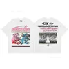 新しいヘルスターシャツメンデザイナーTシャツティーサマーカジュアルラウンドネックファッションレタープリントメンズピュアコットンラバーズメン女性半袖トップD9