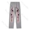 Herrspårets designer Sweatshirt Hellstar Hoodie Tracksuit Lång ärm Sweatpants Grey Hell Star Hoodie och Pant Pink Y2K Washed Old Hoodie Sweater Set 289