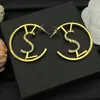 Lys Earrings Hoops HoopEarrings Designers StudEarrings Gold Earing Big Circle Classic Accessories Designer Jewelry Boucles Doreilles CHD2402196-12