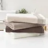 Serviette coton hommes épaisseur salle de bain douce et confortable pour adulte plage absorbant l'eau 70x140cm blanc marron