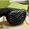 2024SS Fashion Marmont Women Luxurys designers väskor läder handväskor kedja kosmetisk messenger shopping axel väska totes lady plånbok handväska 104335