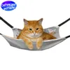 Niestandardowy PET Hammock HD Wzór kompaktowy Przechowywanie Wygodne oszczędzanie przestrzeni metalowe połączenie Haczyk Wygodne oddychające płótno 268G szary