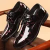 Dress Shoes 2024 Leather For Men Floral Pattern Men's Formal Luxury Business Oxford Male Office Wedding Flats Mocassin Homme