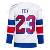 Hot New York "Rangers"23 Adam Fox 2024 스타디움 시리즈 저지 93 Mika Zibanejad 10 Artemi Panarin 31 Igor Shesterkin 79 K'andre Miller 20 Chris Kreider 55 Ryan Lindgren