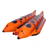 wholesale Inflatable Floats Customized 4-10 Person Double Row Ride Inflatable Towable Water Banana Boats Flying Fish Tube Inflatable Sea Boat With Pump