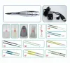 Supplies 50pcs / 100pcs 1r / 2r / 3r / 5r / 7r / 3f / 4f / 6f aiguilles de tatouage pour le maquillage permanent et les conceptions de lèvres Merlin Hine