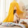 Crib Netting Baby Canopy Mosquito With Windows Children Room Decoration Crib Netting Infant Tent Hung Dome Baby Bed Curtain Photography Props