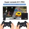 Consoles G11pro Video Game Console TV Games Stick Game Box 4K HD Construído em Retro 40000 2.4G Wireless Game Player Dual System