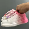 Grands enfants à la chaussure de course pour chèques enfant bébé mignon dessin animé pour tout-petit des enfants sport en cuir noir velours en daim sneakers surdimension