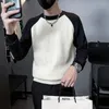男子セーターの男の服のプルオーバーラウンドカラー編みの男性のために編み上げたクルーネックスプレッチホワイトファンデザイナーラグジュアリー韓国語2024秋のカジュアル