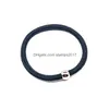 Other Arts And Crafts Rubber Band Hair Rope Black Tight Simplicity Tie Hairband Ponytail Ropes Mtiple Styles Thick Rubbers Bands For Dhxyq