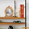 Cornici Vintage Barocco Ovale Po Cornice Da Tavolo Portafoto Ornato Espositore Per Decorazioni Per La Casa In Stile Europeo Da 8 Pollici