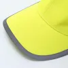 Caps AYKRM Headwear HiVis Cap Reflective Visibility Baseball Hat Reflective High Visibility Piping Neon Polyester Twill Low Profi