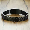 Bracelets Engravable Dragon Scorpion Wolf Carbon Fiber Male Bracelets Personalize Men ID Bracelet Stainless Steel Jewelry