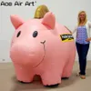 5 мл (16,5 футов) с воздуходувкой, надувная цветная свинья, надувная копилка, изготовленная по индивидуальному заказу для мероприятия или рекламной акции, сделано в Китае