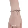Link Armbanden MASW Origineel Ontwerp Sprankelende Ster Armband Voor Vrouwen Cool Hoge Kwaliteit Messing Zilver Kleur Ketting Sieraden