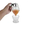 Opslag Flessen Knijpfles Honing Pot Container Bee Drip Dispenser Ketel Pot Standhouder Sap Siroop Cup Keuken Accessoires